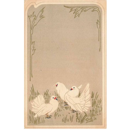 n°23707 - Illustrateur - Art Nouveau - Pigeons