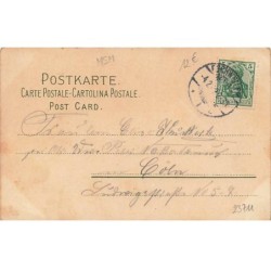 n°23711 - Meissner - MSM - Jeune femme assise et portant un chapeau avec plumes