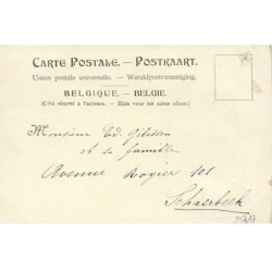 n°23717 - Carte avec du tissu - Anges sonnant des cloches