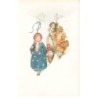 n°23727 - Noël - MM Vienne 1385 - Anges apportant des cadeaux sur une luge