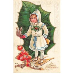 n°23783 - Carte Gaufrée - A...