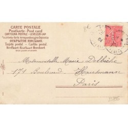 n°23795 - Clapsaddle - Fillette portant des roses et des oeufs dans un plateau