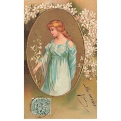 n°23796 - Carte Gaufrée -...