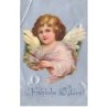 n°23806 - Pâques - Clapsaddle - Fröhliche Ostern - Tête d'ange