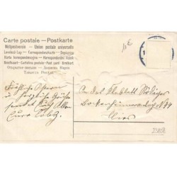 n°23808 - Carte Gaufrée - Clapsaddle - Pâques - Fröhliche Ostern - Fillette montrant un oeuf à un mouton sur roulette
