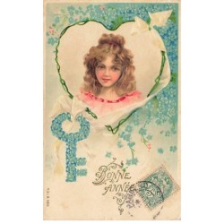 n°23830 - Carte Gaufrée -...