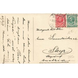 n°23850 - Flatscher - MM Vienne n°999 - Ange jouant de la lyre assis sur un nichoir, devant des oiseaux