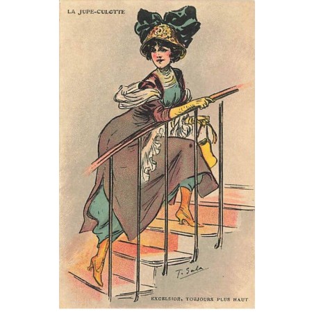 n°23851 - Illustrateur - T. Sala  - La Jupe-Culotte - Excelsior, toujours plus huat