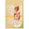 n°23854 - Fantaisie -  Theo Stroefer's Serie XXXIV n°8 - Jeune femme en deshabillé dans un cadre