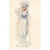 n°23863 - Illustrateur Pagani n°494-3 - Jeune femme élégante lisant un mot