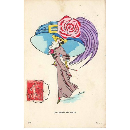 n°23865 - Illustrateur - n°16 - Salt Lake -  X. Sager - La Mode 1909