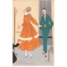n°23867 - Illustrateur - edit. Lapina - Maggy Monier - Un couple, la femme essayant une robe
