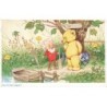 n°23871 - Illustrateur - F. Baumgarten - Zou ik het wagen ? - Lutin et un ours en peluche - Teddy Bear
