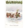 n°23873 - Nouvel An - Öhler - Herzliche Neujarsgruss - Fanfare d'Oiseaux habillés défilant