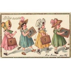 n°23875 - Carte Gaufrée -...