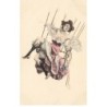 n°23911 - Illustrateur - MM Vienne n°105 - Jeune femme en tenue légère se balançant en tenant une clé