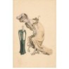 n°23912 - Illustrateur - MM Vienne n°105 - Jeune femme en tenue légère buvant une verre avec une paille
