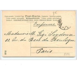 n°2392 - Carte Gaufrée - Fröhliche Ostern - Angelot et mouton