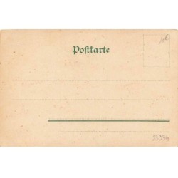 n°23934 - Fantaisie - Imitation bois - Fillette près d'une barrière en bois