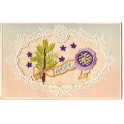 n°23951 - Carte Brodée -...