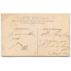 n°11694 - Carte Fantaisie - Portrait d'Enfant - Bonne Fête - Un baiser
