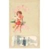 n°23992 - Angelot, cupidon pleurant - Couple se séparant