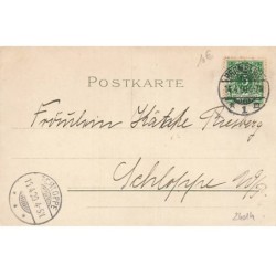 n°24014 - Pâques - Fröhliche Ostern - Fillette donnant à manger à une poule et ses poussins