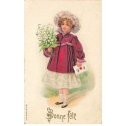 n°24016 - Carte Gaufrée -...
