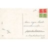 n°24027 - Carte Fantaisie - Zalig Kerstfeest - Père Noël et Ange Gardien devant un sapin