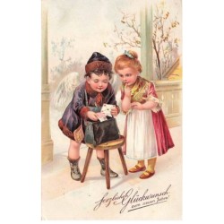 n°24033 - Carte Gaufrée -...