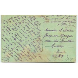 n°11700 - Carte Fantaisie - Portrait d'Enfant - Fillette et son chat