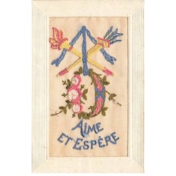 n°24054 - Carte Brodée -...