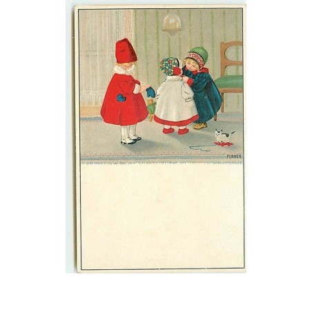 n°11711 - Carte Illustrateur - Pauli Ebner - MM Vienne n°878 - Enfants - Chat jouet