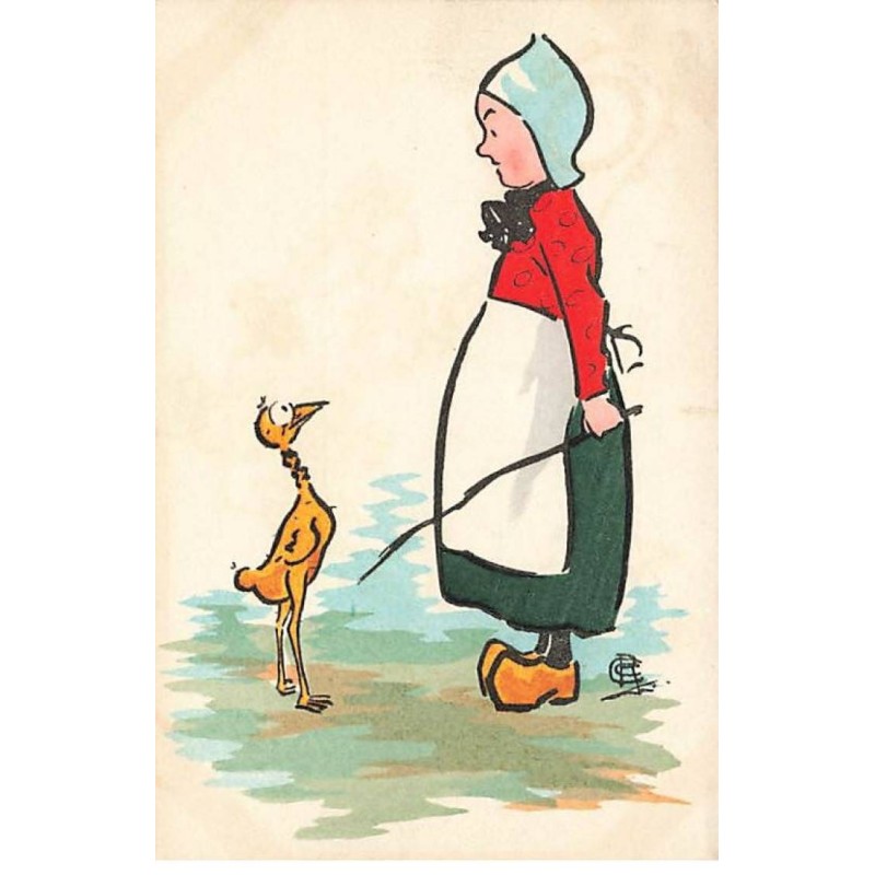 n°24073 - Illustrateur - MM Vienne n°146 - Paysanne devant un poulet déplumé