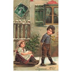 n°24075 - Carte Gaufrée -...