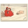 n°11713 - Carte Illustrateur - Pauli Ebner - MM Vienne n°403 - Enfants et Cochon