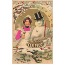 n°24085 - Carte Gaufrée -...