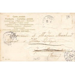 n°24093 - Carte Gaufrée - Nouvel An - Meilleurs Voeux - Une chorale d'enfants