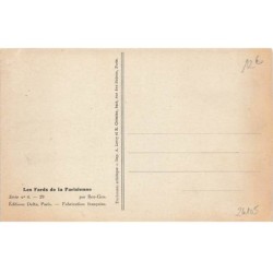 n°24105 - Ben-Geo - Les Fards de la Parisienne - Femme en bas se mettant du rouge à lèvres