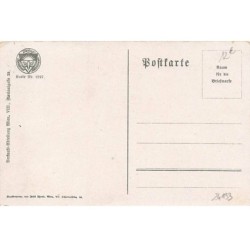 n°24133 - Frohe Weihnachten - J. Rotter - Angelots et Roi Mage sur des ânes