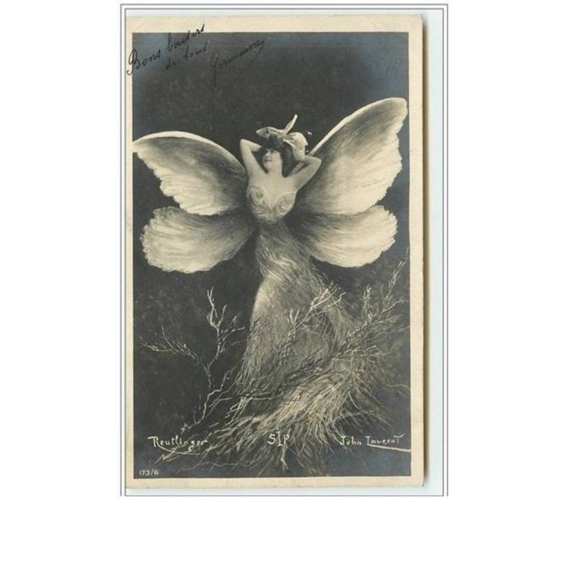 n°2416 - Reutlinger - John Taurent - Surréalisme - Femme Papillon -