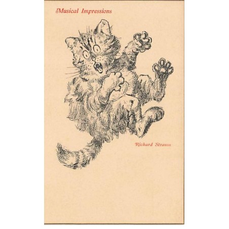 n°24166 - Animaux - Chat - Musical Impressions - Richard Strauss