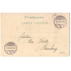 n°24183 - Carte à Paillettes - Clapsaddle - Fröliche Ostern - Jeune fille sonnant une cloche