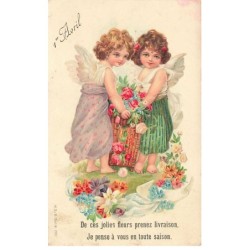 n°24190 - Carte Gaufrée -...