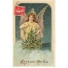 n°24191 - Joyeux Noël - Ange gardien près d'un sapin
