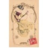 n°24205 - Illustrateur Art Nouveau - MM Vienne n°128 - Jeune femme jouant de la musique