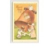 n°2422 - Heureuses Pâques - Angelots et cloche