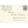 n°24221 - Carte Gaufrée - Prosit Neujahr 1904 - Jeune femme trinquant et tenant des cochons en laisse
