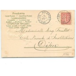 n°11746 - Carte Fantaisie Gaufrée - Art Nouveau - Coquelicots