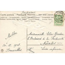 n°24230 - Carte Gaufrée - Nouvel An - Heureuse Année 1902 - Boulanger avec des pains